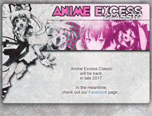 Tablet Screenshot of animeexcess.com.au